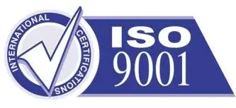 Official ISO 9001 certification logo signifying quality management for PCB design and manufacturing processes.